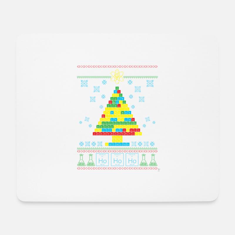 buntes chemistree Geschenk - Mousepad (Querformat) - Weiß
