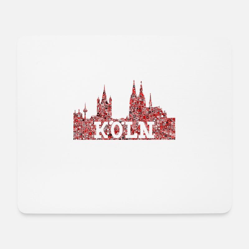 Köln - Mousepad (Querformat) - Weiß