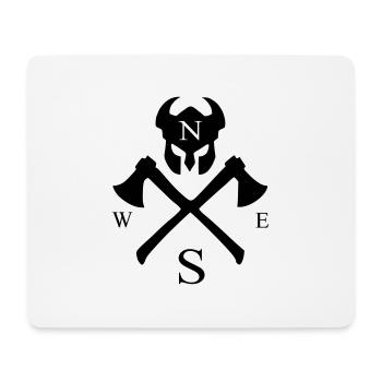viking nord - Tapis de souris (format paysage) - blanc - Devant