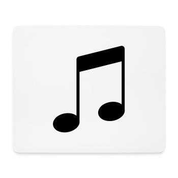 note_icon - Mousepad (Querformat) - Weiß - Vorne