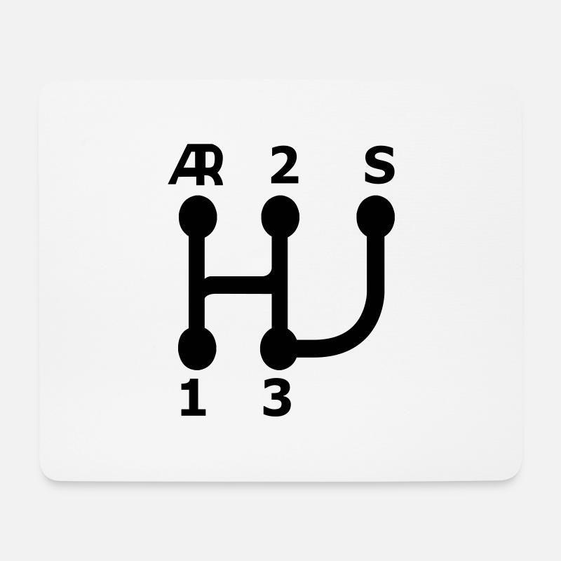grid S - Mouse Pad (horizontal) - white