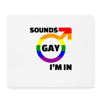 Paix mondiale femmes droits humains non gay gay lesbienne - Tapis de souris (format paysage) - blanc - Devant