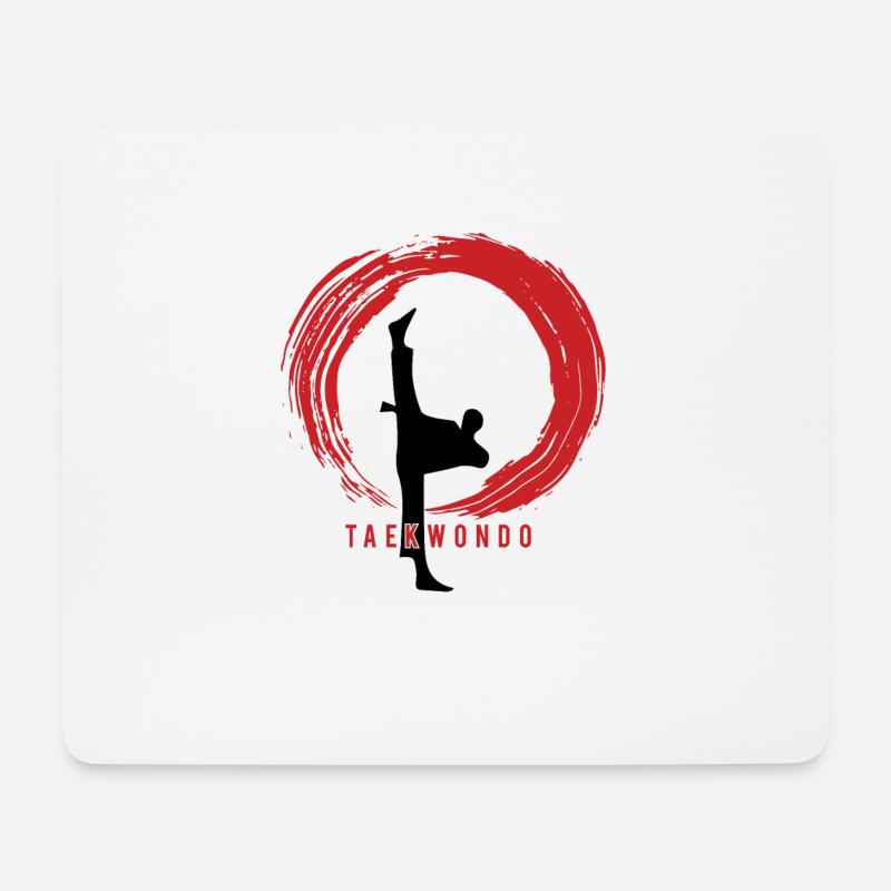 Taekwondo Sport - Mousepad (Querformat) - Weiß