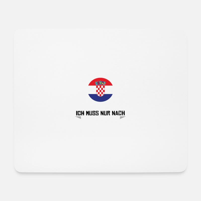 Keine Therapie Ich Muss Nur Nach Istrien - Mousepad (Querformat) - Weiß
