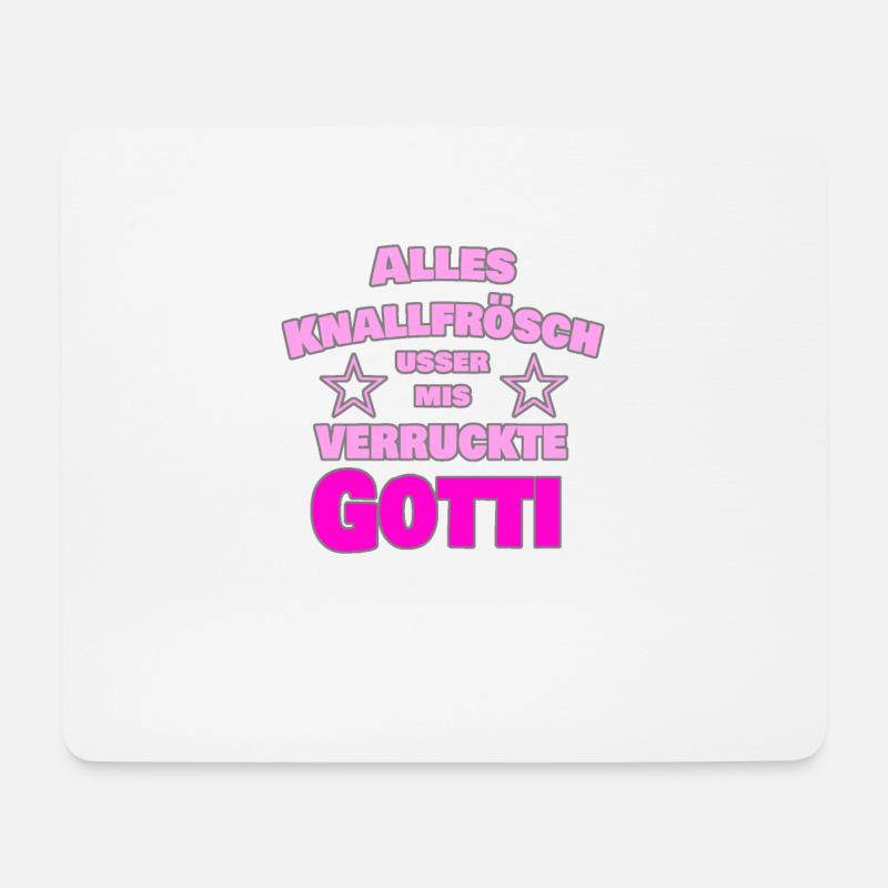 Schweiz Schweizer Gotti Patenkind Taufe Geschenk - Mousepad (Querformat) - Weiß