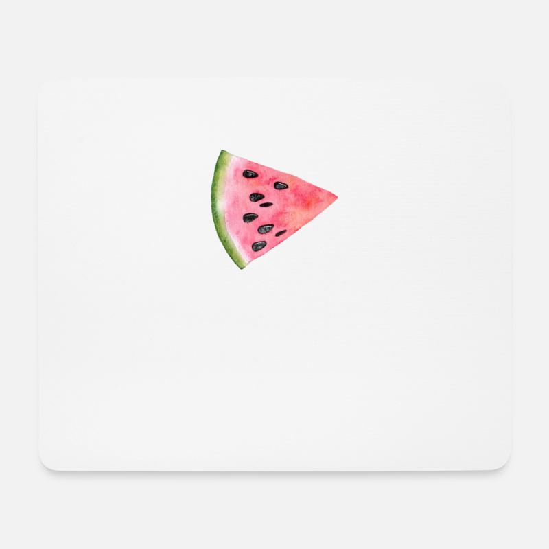 Melone - Mousepad (Querformat) - Weiß