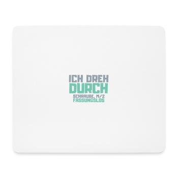 Mechaniker Motiv Schraube M2 Auto F060 - Mousepad (Querformat) - Weiß - Vorne