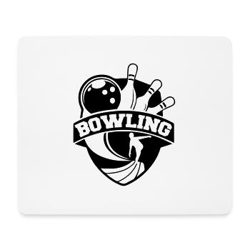 bowling - Mouse Pad (horizontal) - white - Front