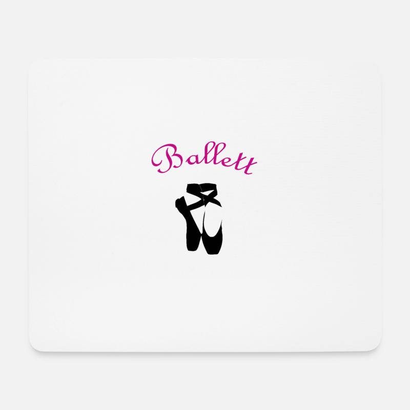 ballet - Tapis de souris (format paysage) - blanc