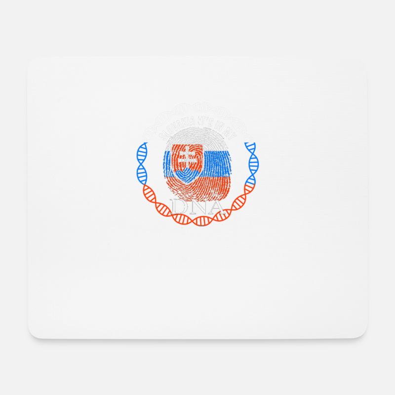 Slowakei ist in meiner DNA - Mousepad (Querformat) - Weiß