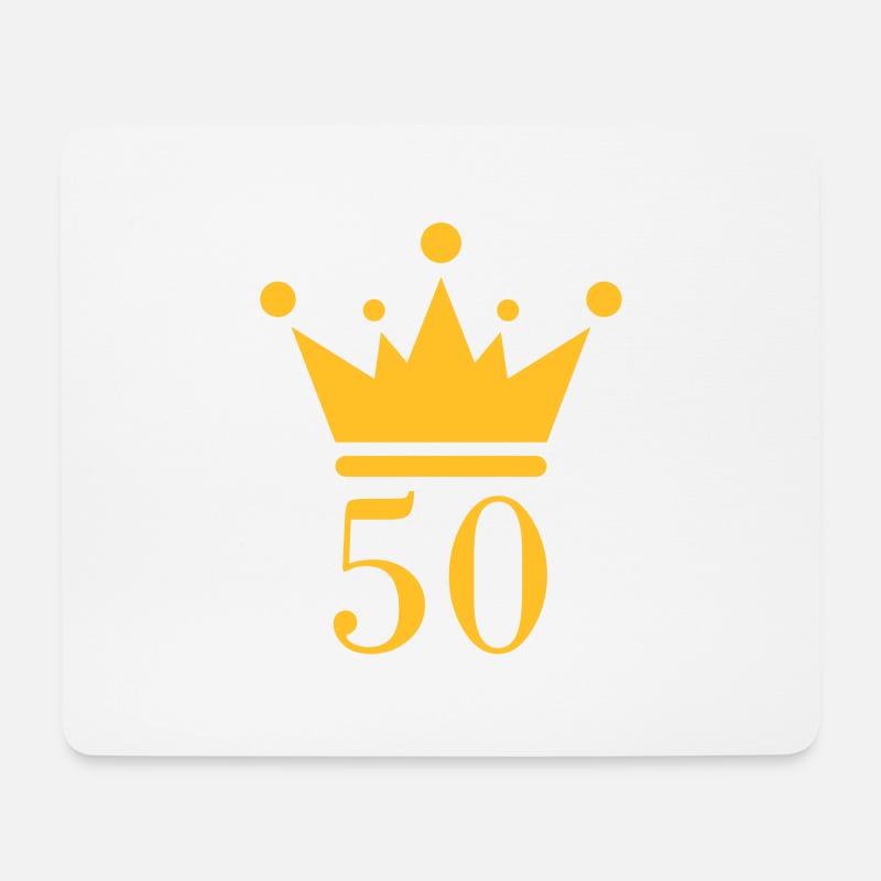 50 geburtstag - Mousepad (Querformat) - Weiß