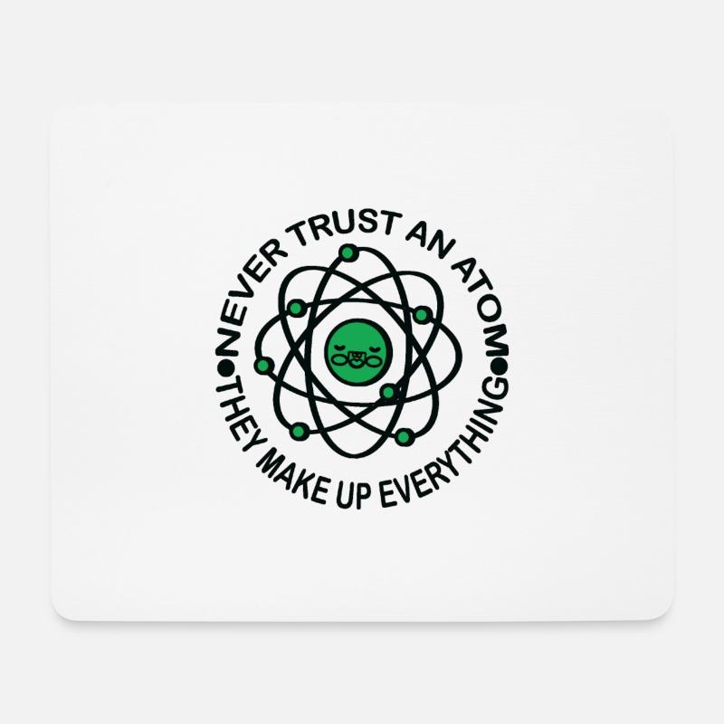 Atom Science Science - Mouse Pad (horizontal) - white