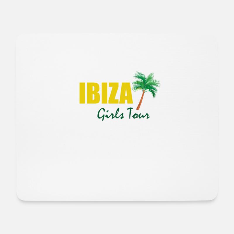 Ibiza - Mouse Pad (horizontal) - white