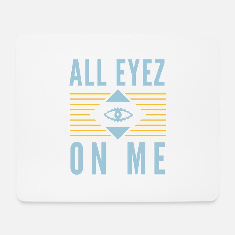 All Eyez on Me 2Pac - Mousepad (Querformat) - Weiß