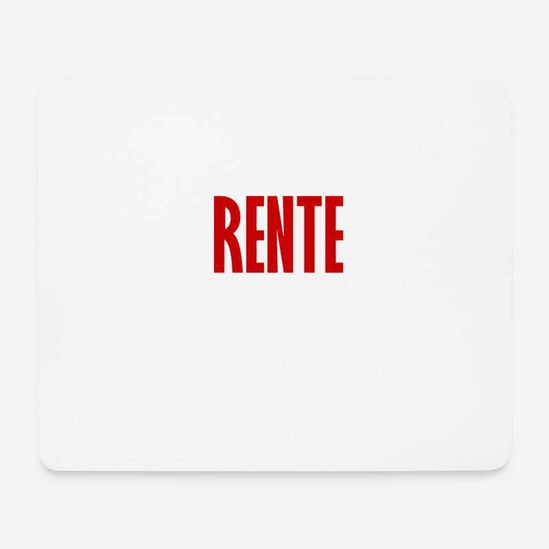 In Rente gehen Ruhestand Pension Lebensabend - Mousepad (Querformat) - Weiß
