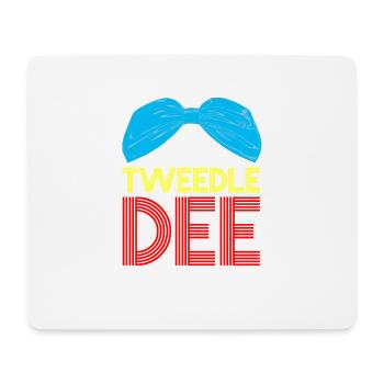 Tweedle Dee et Tweedle Dum Chemises partenaires - Tapis de souris (format paysage) - blanc - Devant