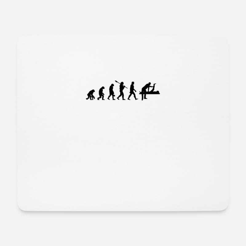 Physiotherapeut, Geschenk, lustiger Spruch - Mousepad (Querformat) - Weiß