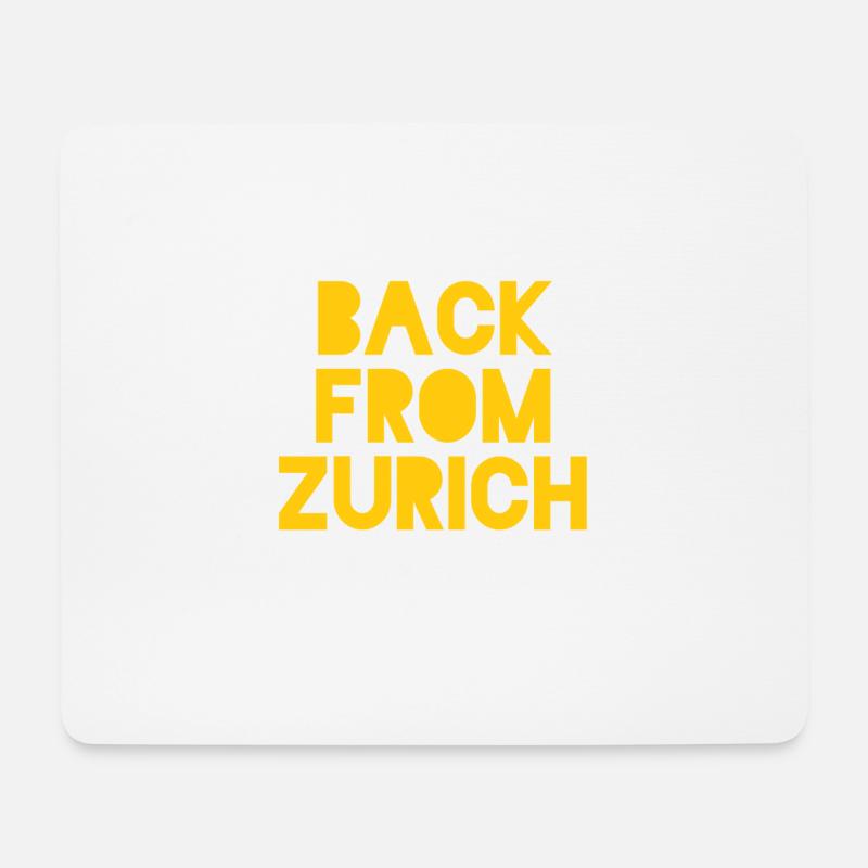 Zürich Zurich - Mousepad (Querformat) - Weiß