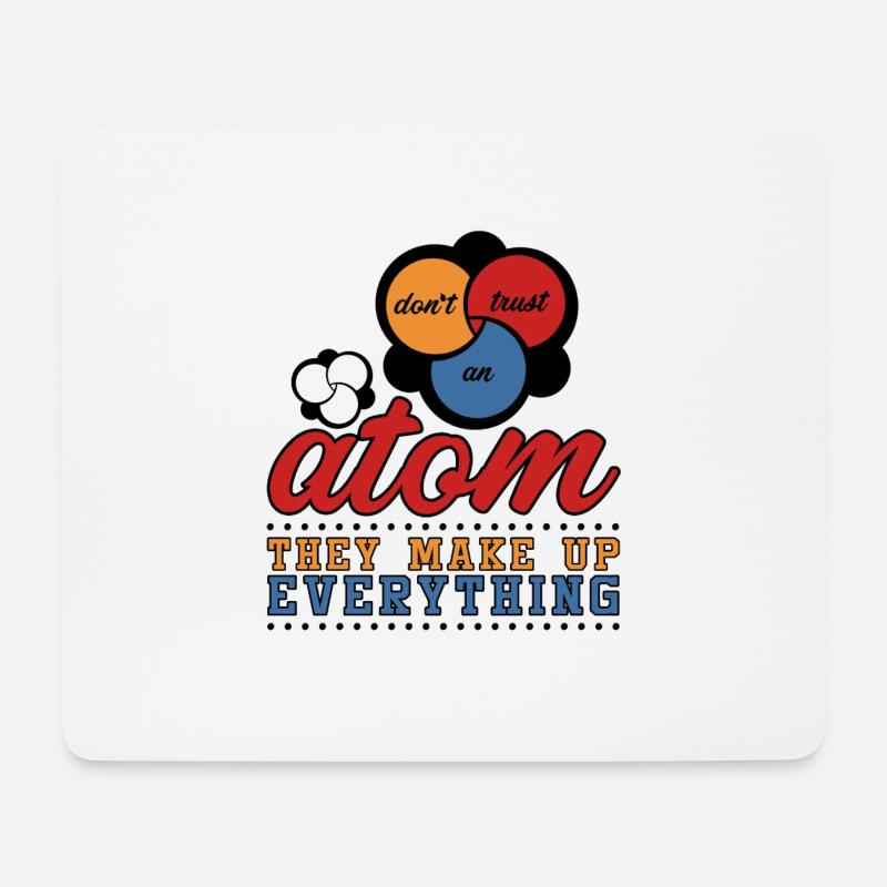Science Science Atom Gift Student Physics - Mouse Pad (horizontal) - white