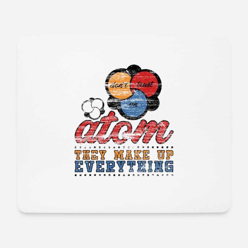 Science Science Atom Gift Student Physics - Mouse Pad (horizontal) - white