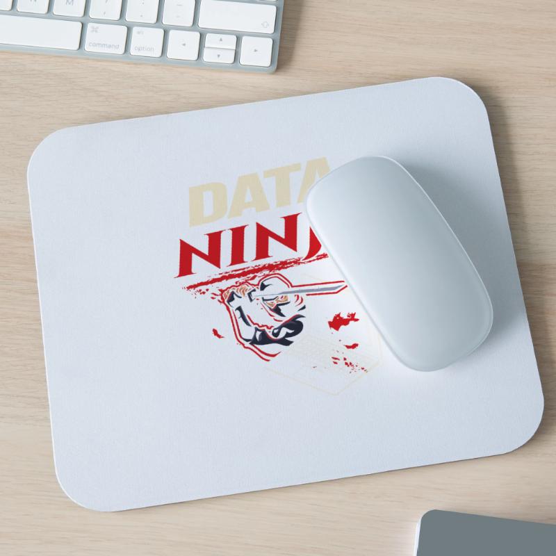 Data Ninja computer programming coder Mouse Pad (horizontal)