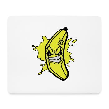 Angry banana - Mouse Pad (horizontal) - white - Front