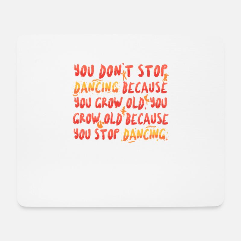 Tanzlehrer Tanzen Tänzer Tanzschule Geschenk - Mousepad (Querformat) - Weiß