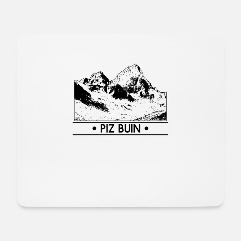 Piz Buin - Mouse Pad (horizontal) - white