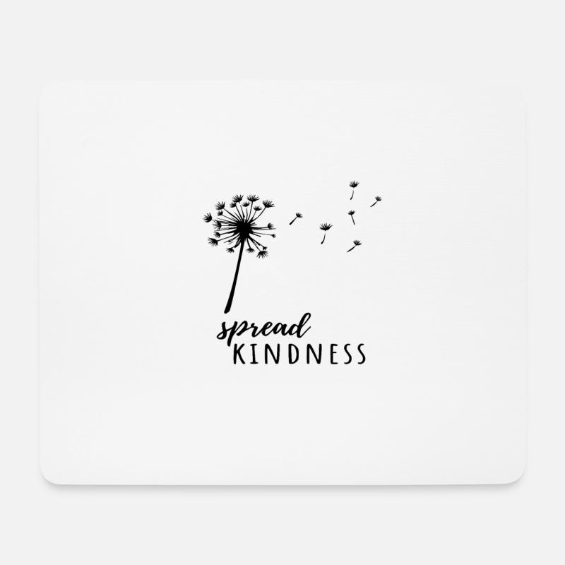 Spread kindness - Mouse Pad (horizontal) - white