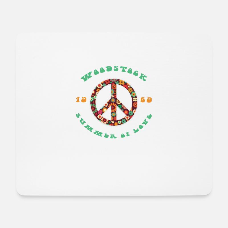 woodstock - Mousepad (Querformat) - Weiß