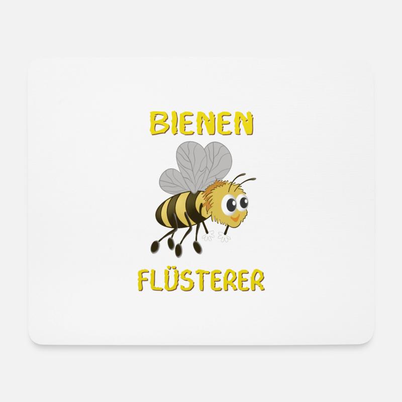 Bienen Flüsterer - Mousepad (Querformat) - Weiß