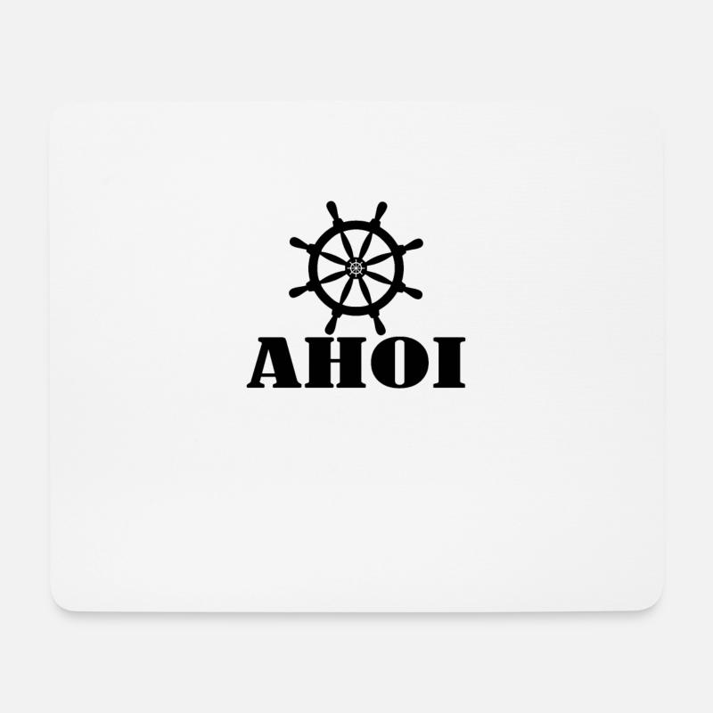 Segler - Mousepad (Querformat) - Weiß