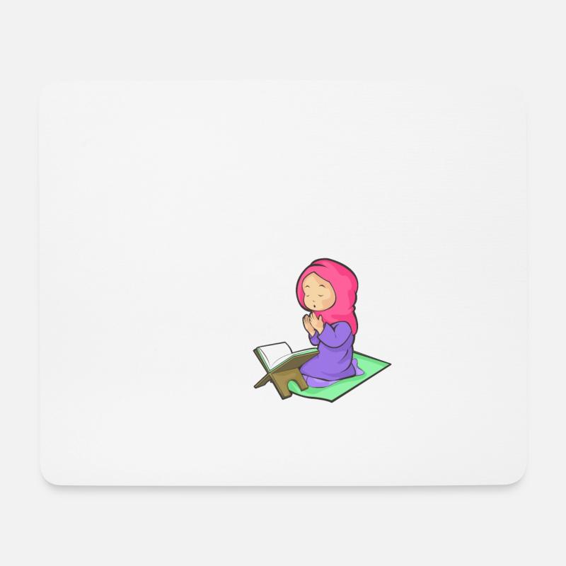 Koran Sure Vers Allah Gott Islam Moslem Geschenk - Mousepad (Querformat) - Weiß