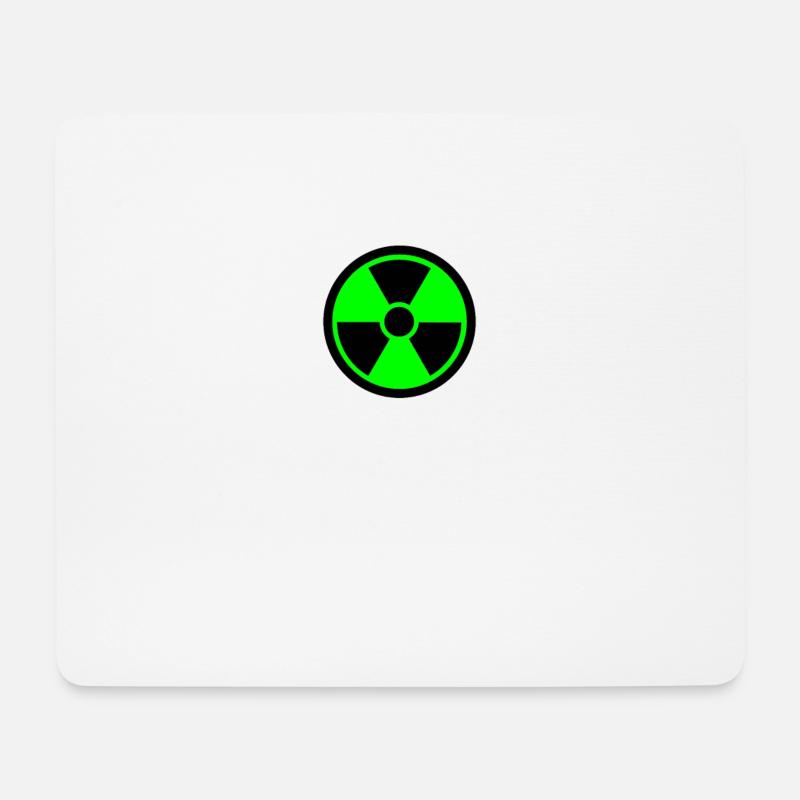 Radioaktiv - Mousepad (Querformat) - Weiß