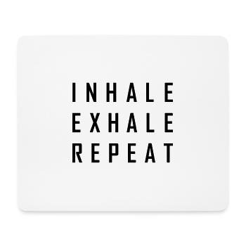 Yoga - Mousepad (Querformat) - Weiß - Vorne