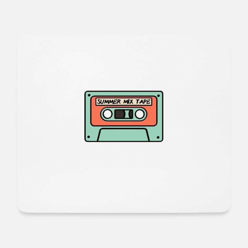 Summer Tape - Mousepad (Querformat) - Weiß
