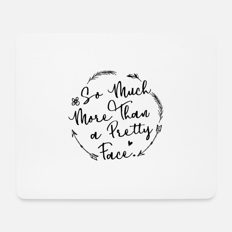 Feminismus Frauenpower - Mousepad (Querformat) - Weiß