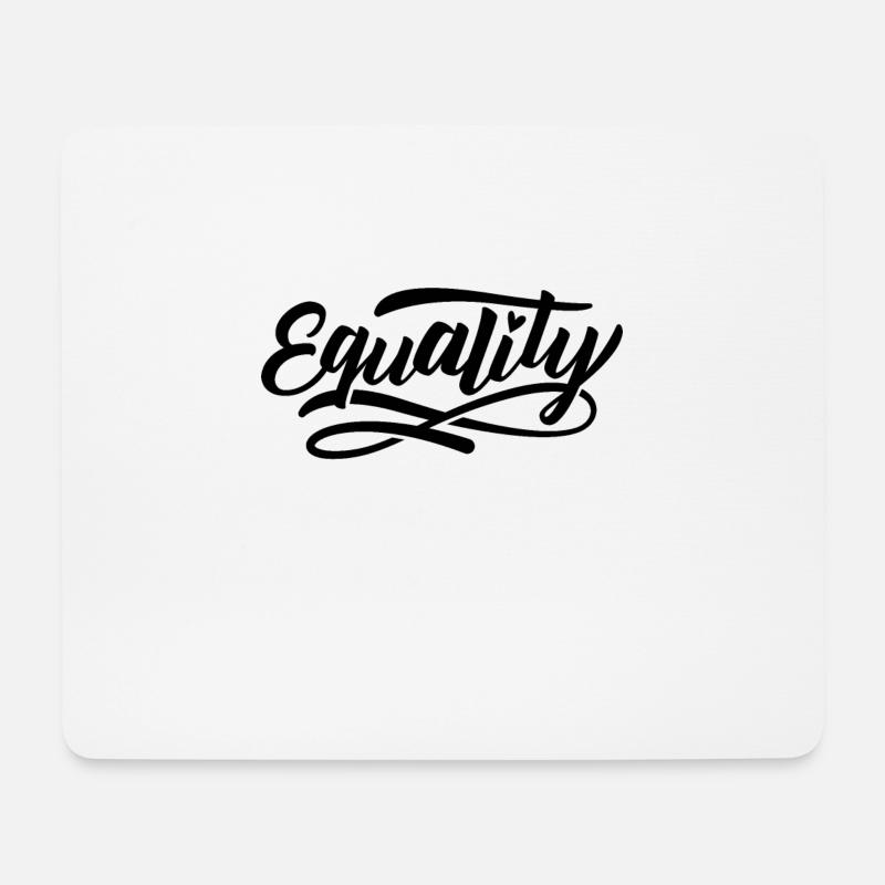 Feminismus - Mousepad (Querformat) - Weiß