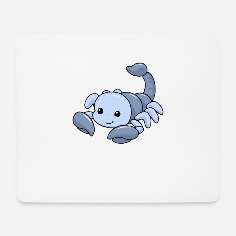 Scorpio Sternzeichen Skorpion - Mousepad (Querformat) - Weiß