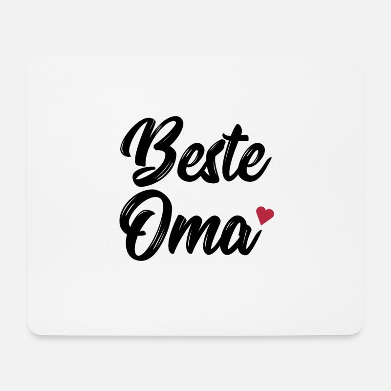 Beste Oma - Mousepad (Querformat) - Weiß