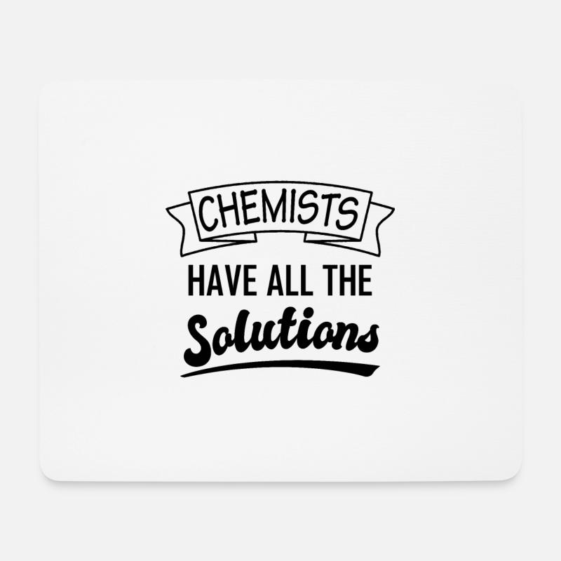 Chemie - Mousepad (Querformat) - Weiß