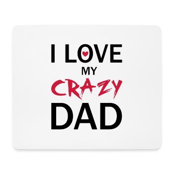 Love Dad - Mouse Pad (horizontal) - white - Front