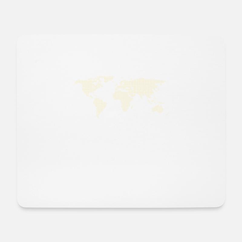 Planet lights - Mousepad (Querformat) - Weiß