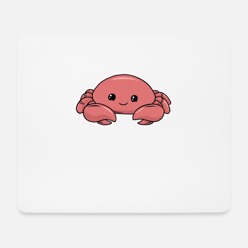 Kleine Krabbe - Mousepad (Querformat) - Weiß