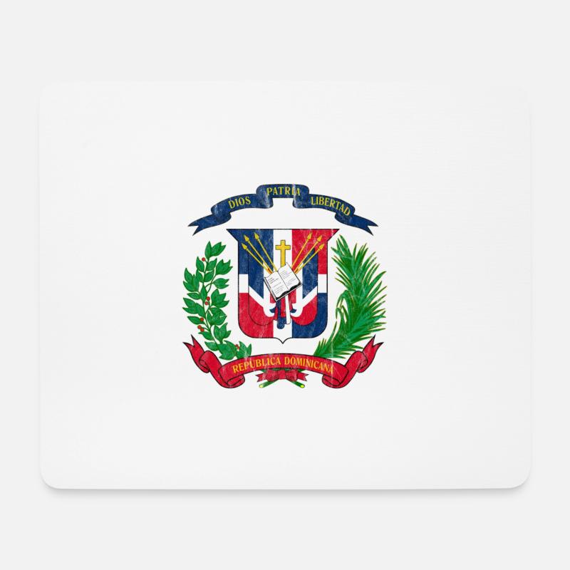Dominikanische Republik Nationalismus Regenwald - Mousepad (Querformat) - Weiß