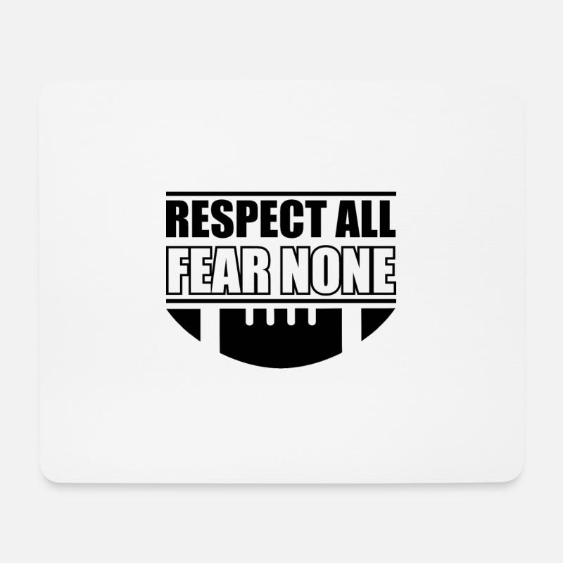 American Football - Mousepad (Querformat) - Weiß