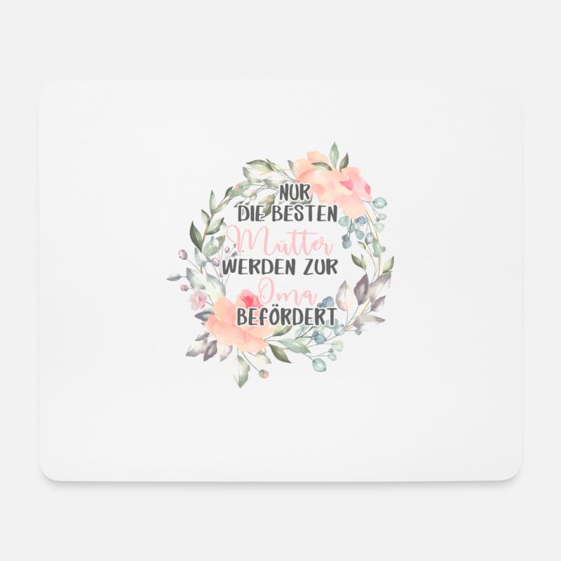 die besten Mütter zur Oma befördert Schwanger - Mousepad (Querformat) - Weiß