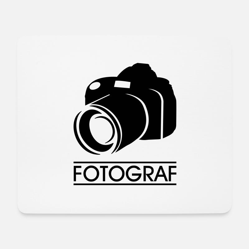 fotograf - Mousepad (Querformat) - Weiß