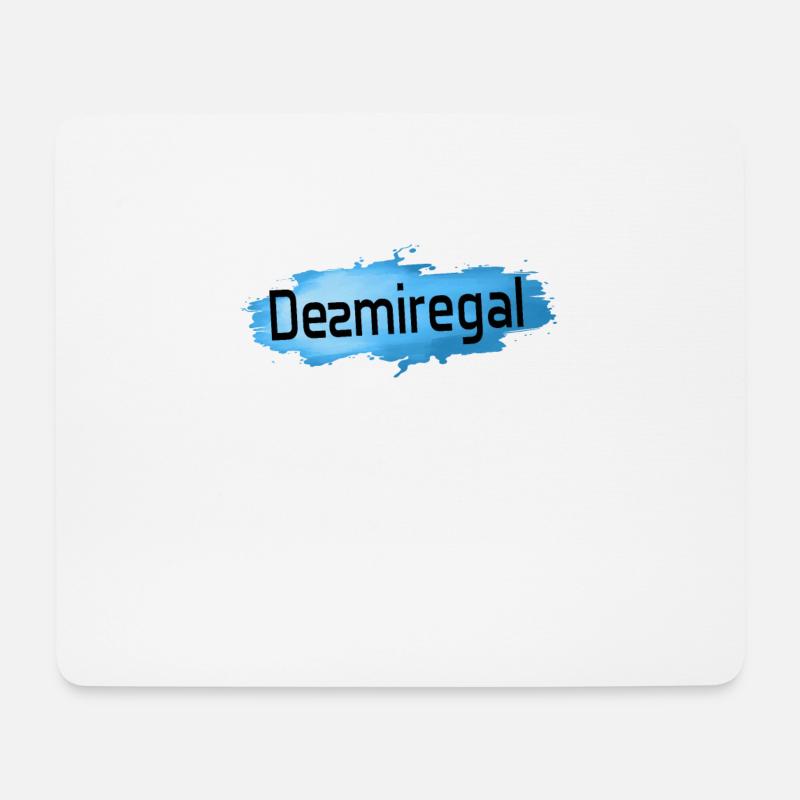 Desmiregal Das Ist Mir Egal Spruch Geschenkidee - Mousepad (Querformat) - Weiß