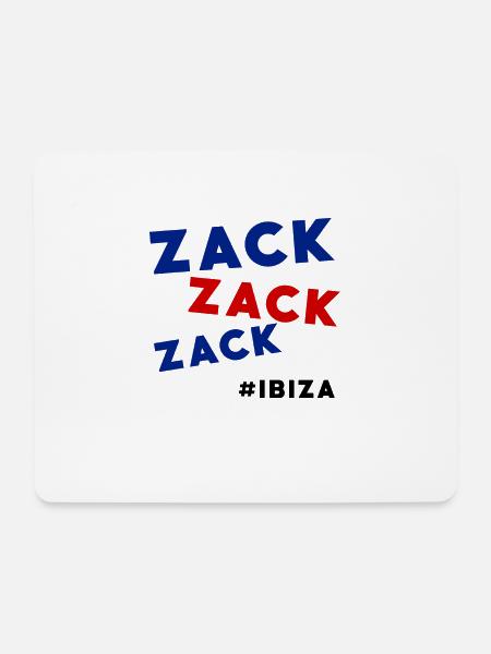 Zack zack zack Ibiza 2017 - Mousepad (Querformat) - Weiß